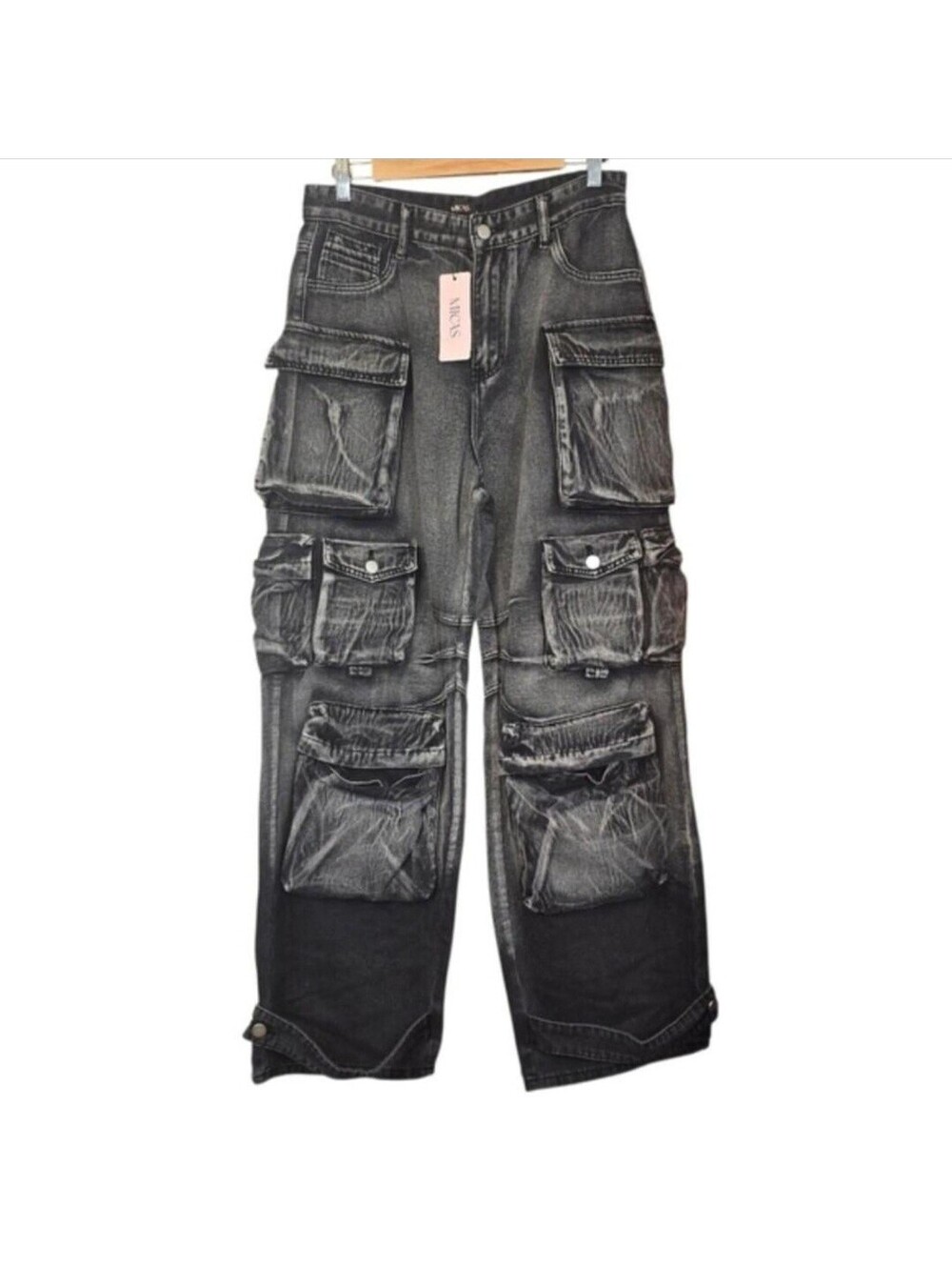 Micas ombre cargo jeans